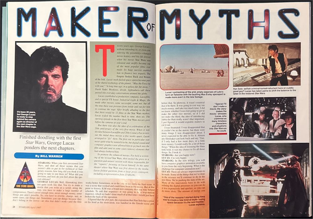 Starlog  (April) magazine collectible [Barcode 07189649128904] - Main Image 4