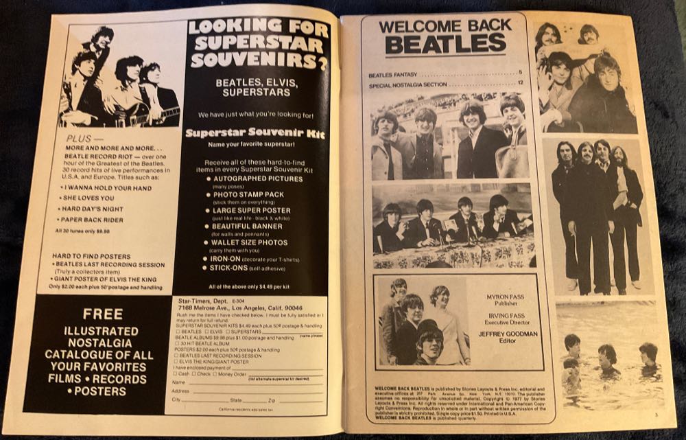 Welcome Back Beatles  (April) magazine collectible [Barcode 07148602167481] - Main Image 4