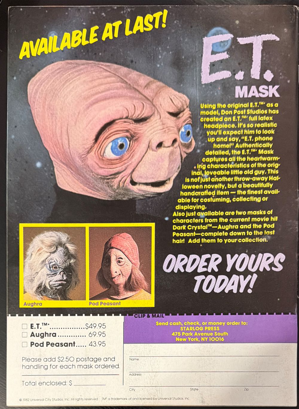 Starlog  (March) magazine collectible [Barcode 07189649112803] - Main Image 2