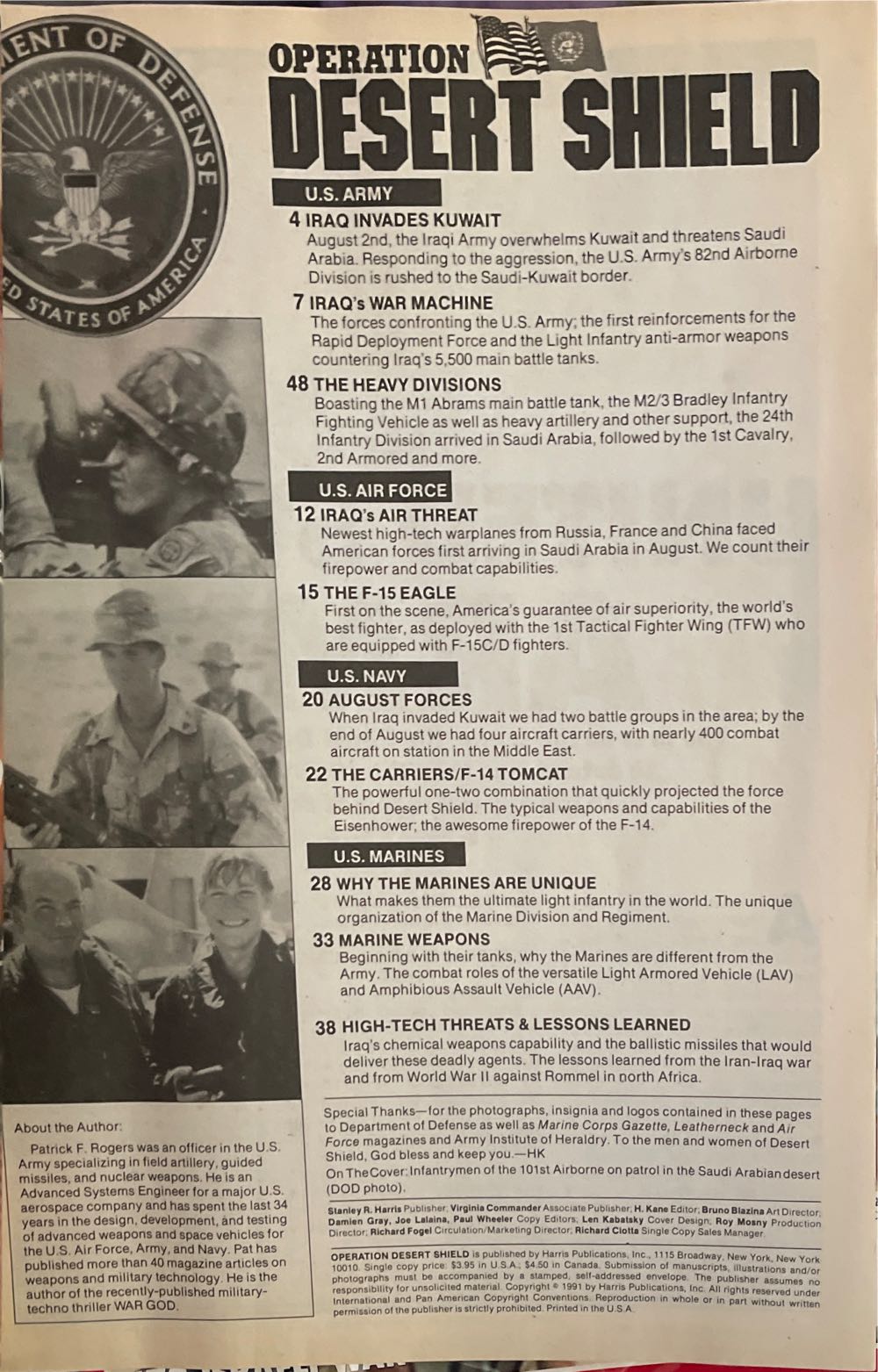 Operation Desert Shield  magazine collectible [Barcode 07148601792915] - Main Image 4
