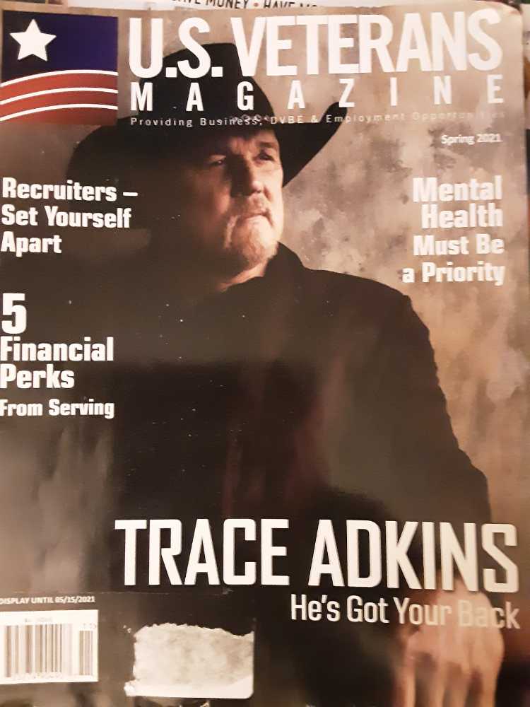 U.S. VETERANS MAGAZINE   (May) magazine collectible [Barcode 725274904907] - Main Image 1