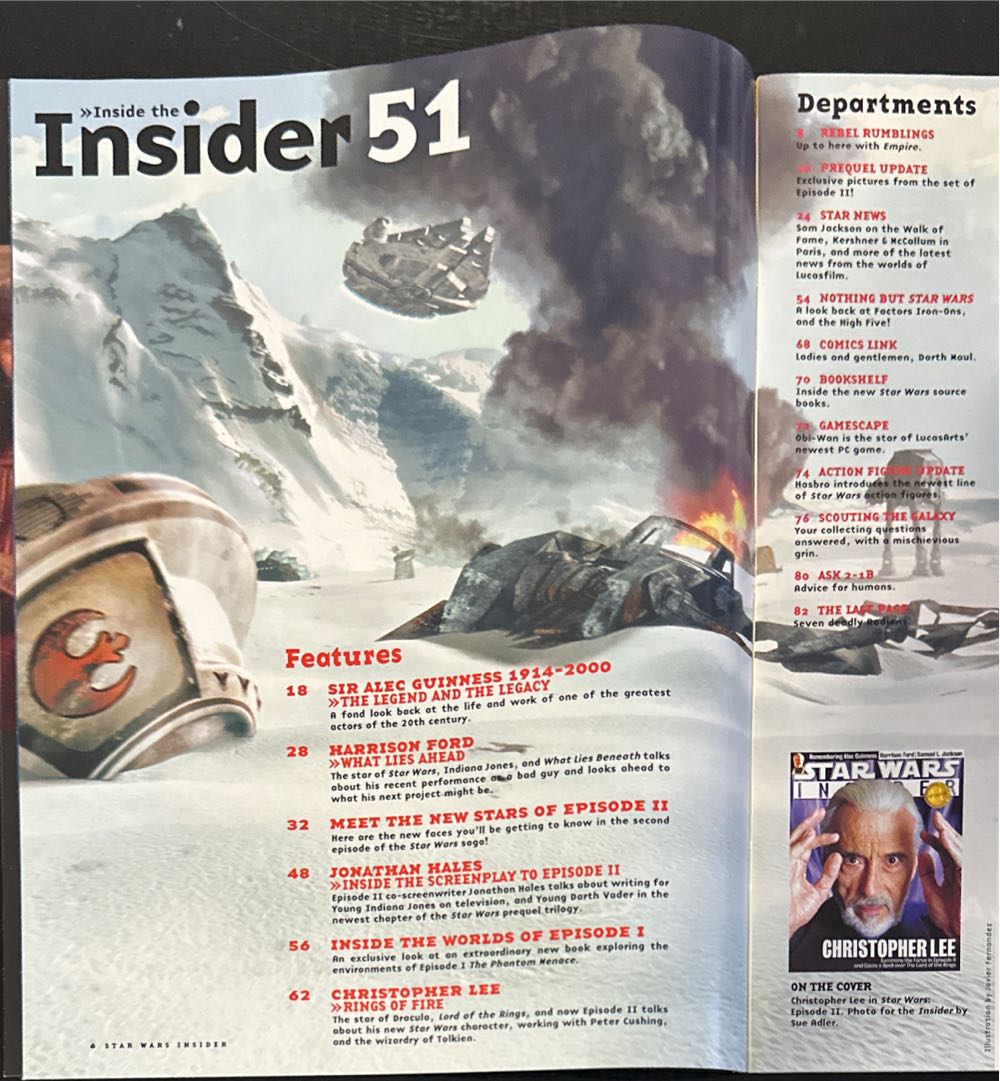 Star Wars Insider  (January) magazine collectible [Barcode 72527493692210] - Main Image 3