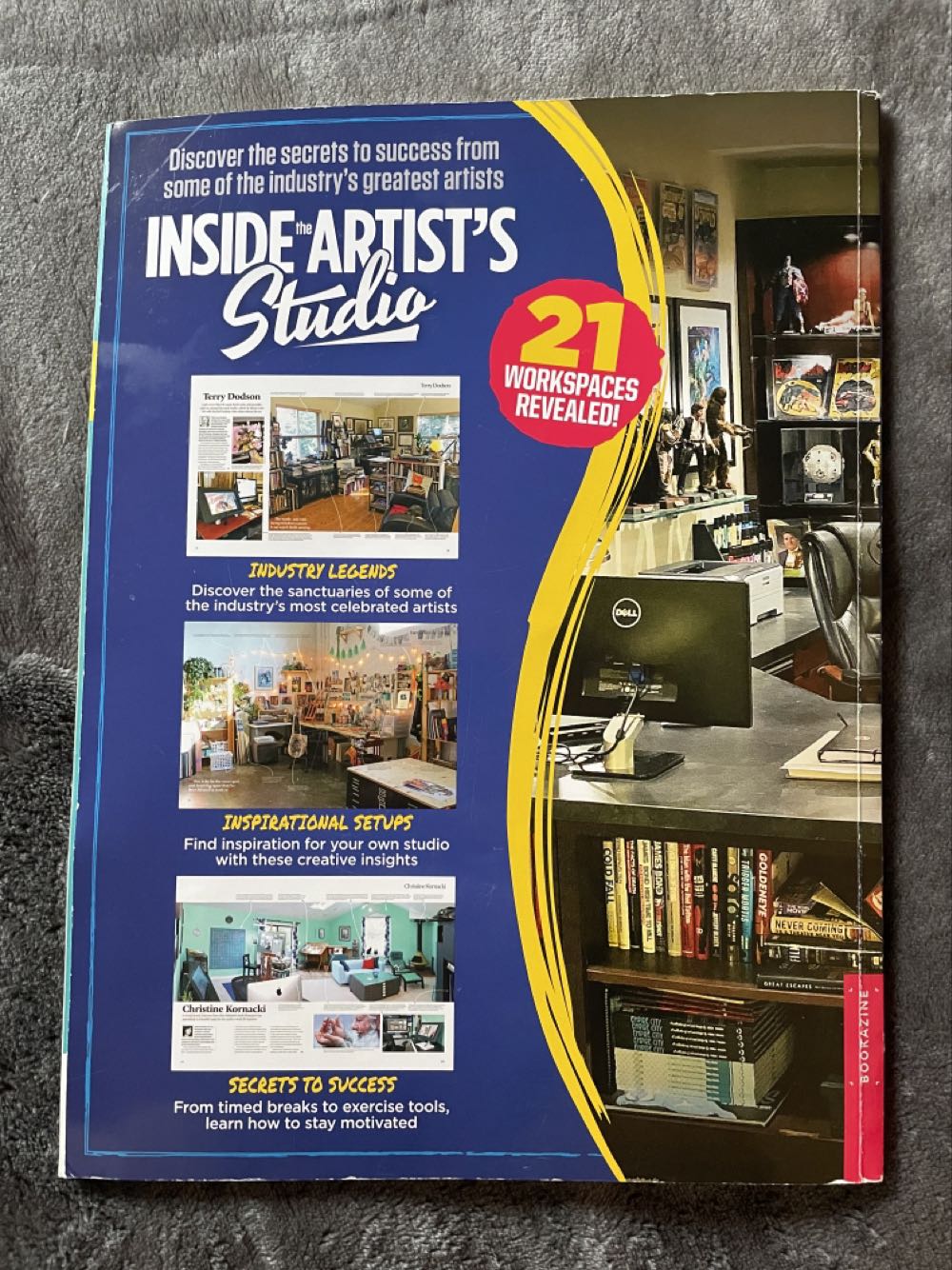 ImagineFX : Inside The Artists Studio  (July) magazine collectible [Barcode 918747861106601] - Main Image 2