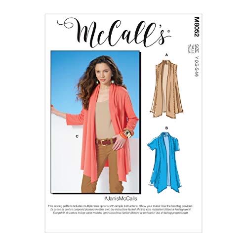 Mccall’s Pattern M8052zz Misses’ Shawl Collar Cardigans Zz Lrg-xlg-xxl Various  magazine collectible [Barcode 023795012980] - Main Image 1