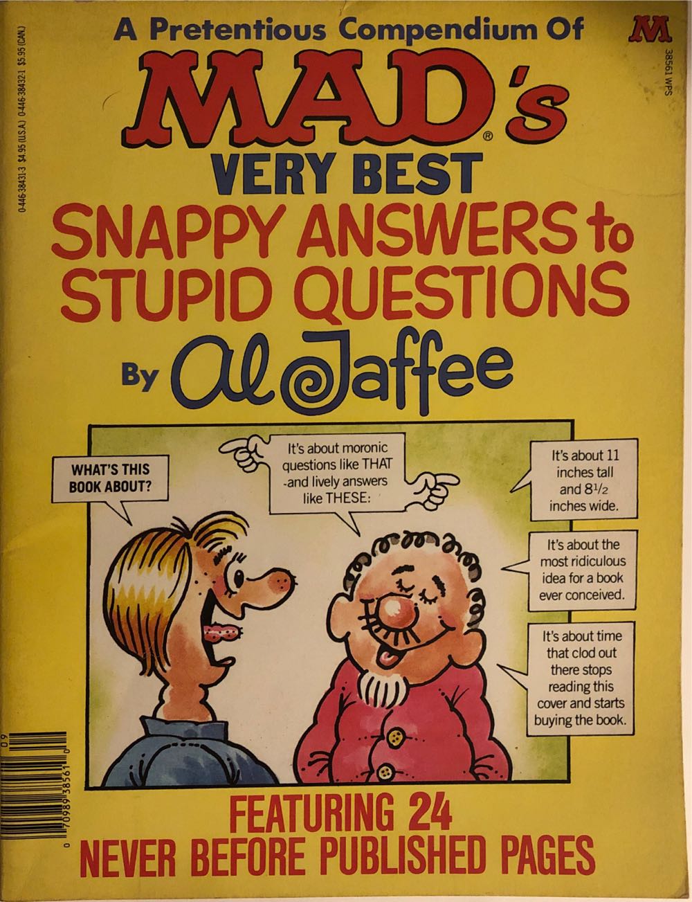 Mad’s Very Beat Snappy Answers To Stupid Questions  magazine collectible - Main Image 1