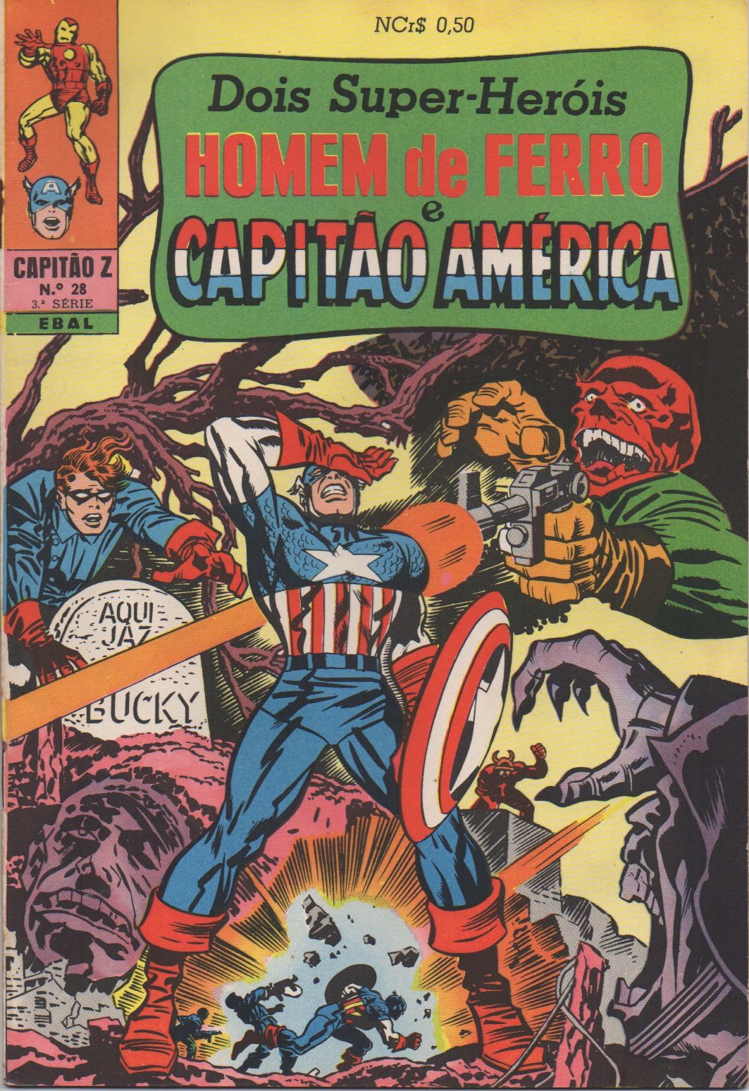 Dois Super-heróis Homem de Ferro e Capitão América   (November) magazine collectible - Main Image 1