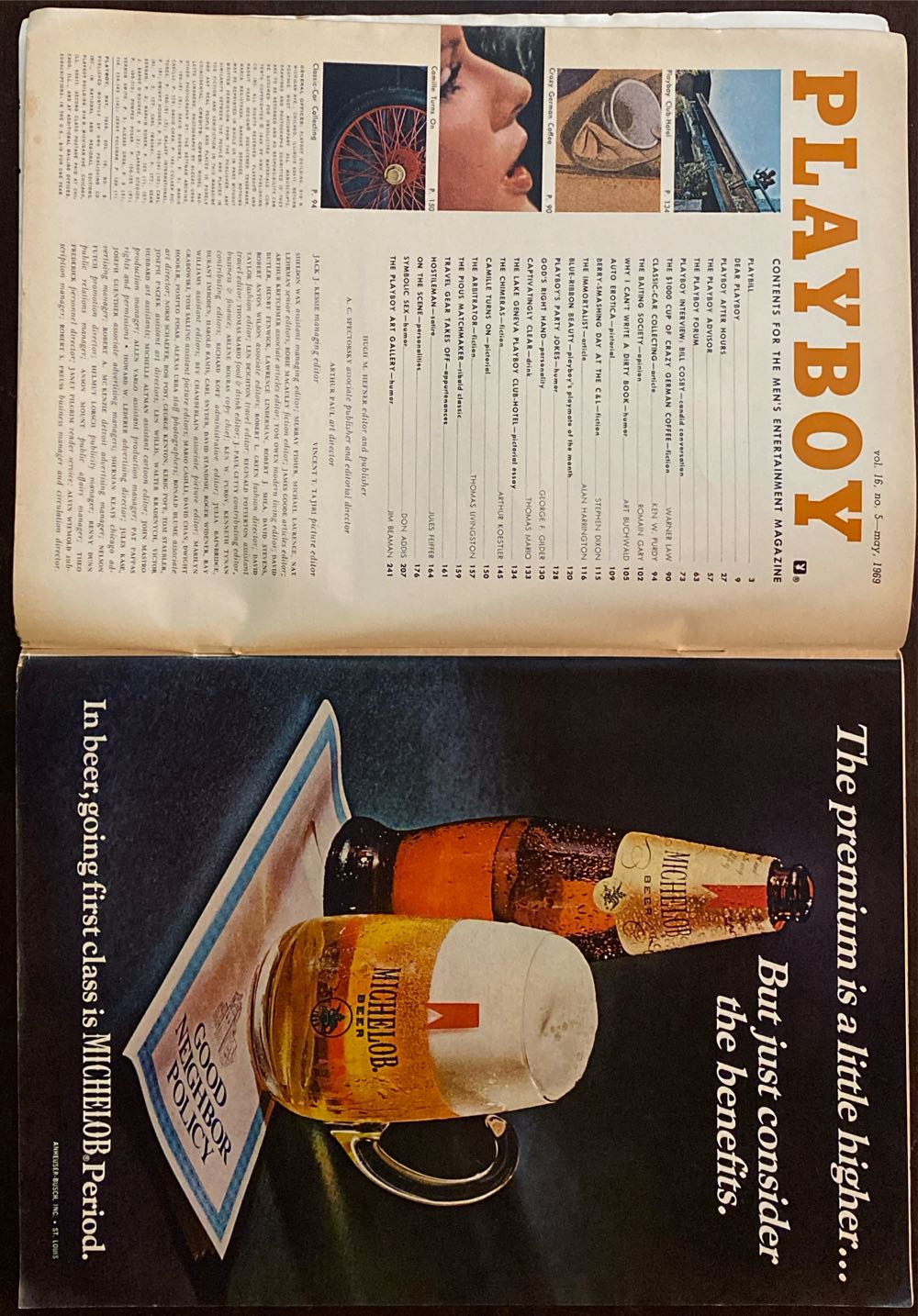 Playboy 1969 - May  (May) magazine collectible - Main Image 2