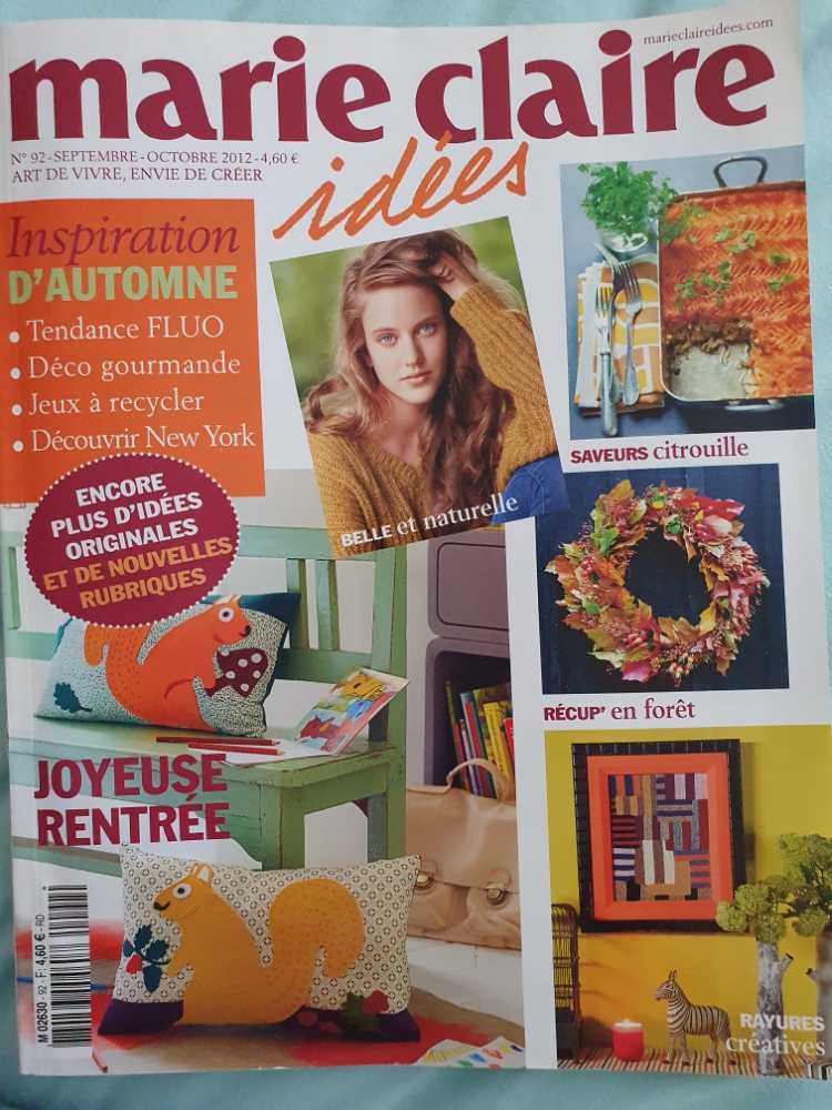 Marie Claire Idees  (octobre) magazine collectible [Barcode 3780263004607] - Main Image 2
