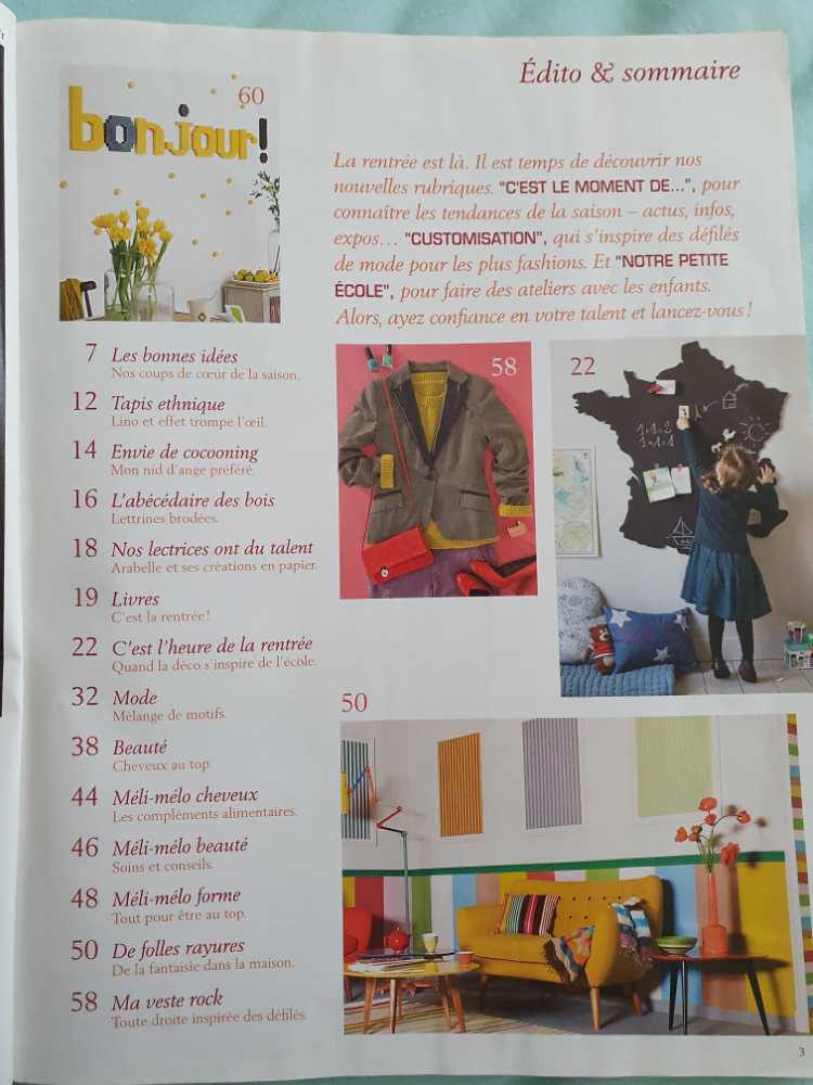 Marie Claire Idees  (octobre) magazine collectible [Barcode 3780263004607] - Main Image 4