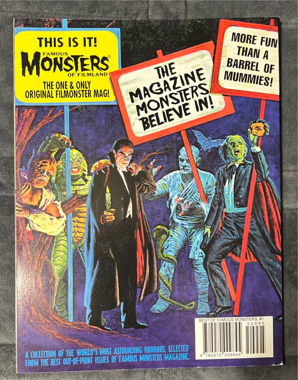 The Best Of Famous Monsters Of Filmland Vol. #1  (August) magazine collectible [Barcode 9780970009845] - Main Image 2