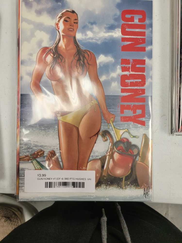 Gun Honey #1 Adam Hughes Variant Titan Bag Board  magazine collectible [Barcode 793611735989] - Main Image 2