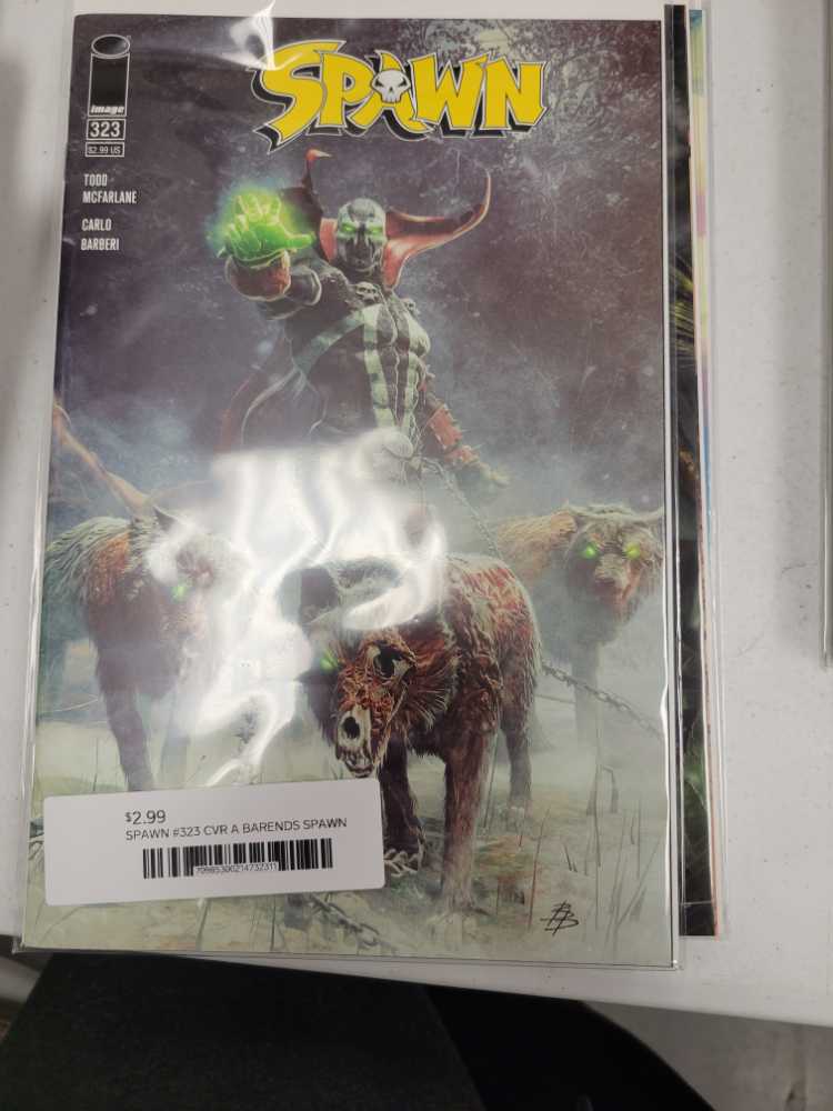 Spawn #318 Universe Cover Image Spawn Cvr Image W Mcfarlane 1st Print Nm  magazine collectible [Barcode 709853002147] - Main Image 2