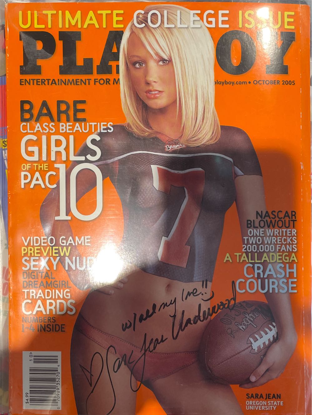 Playboy  (October) magazine collectible [Barcode 07098935270410] - Main Image 3