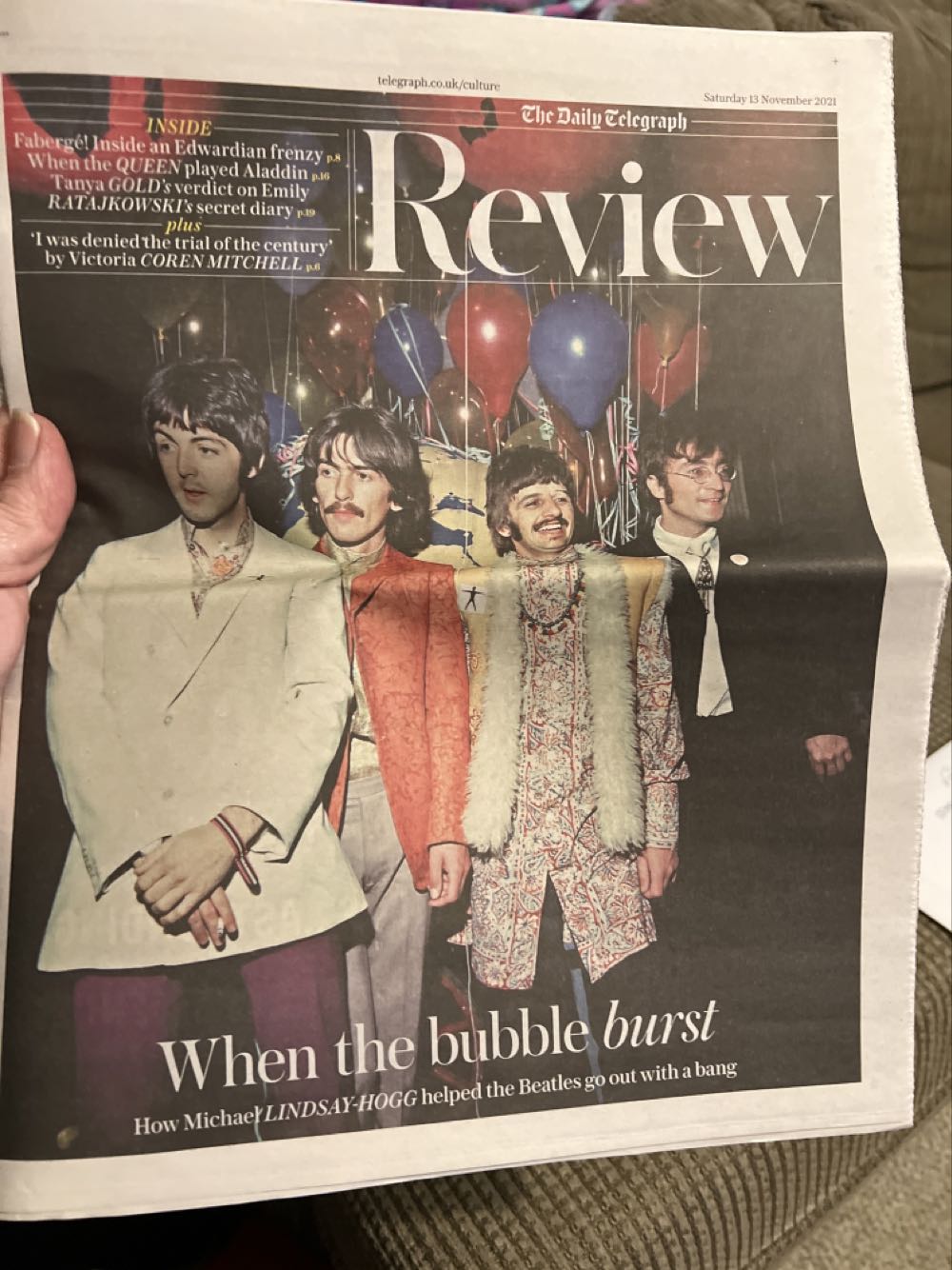 The Daily Telegraph Review When The Bubble Burst  (November) magazine collectible - Main Image 1