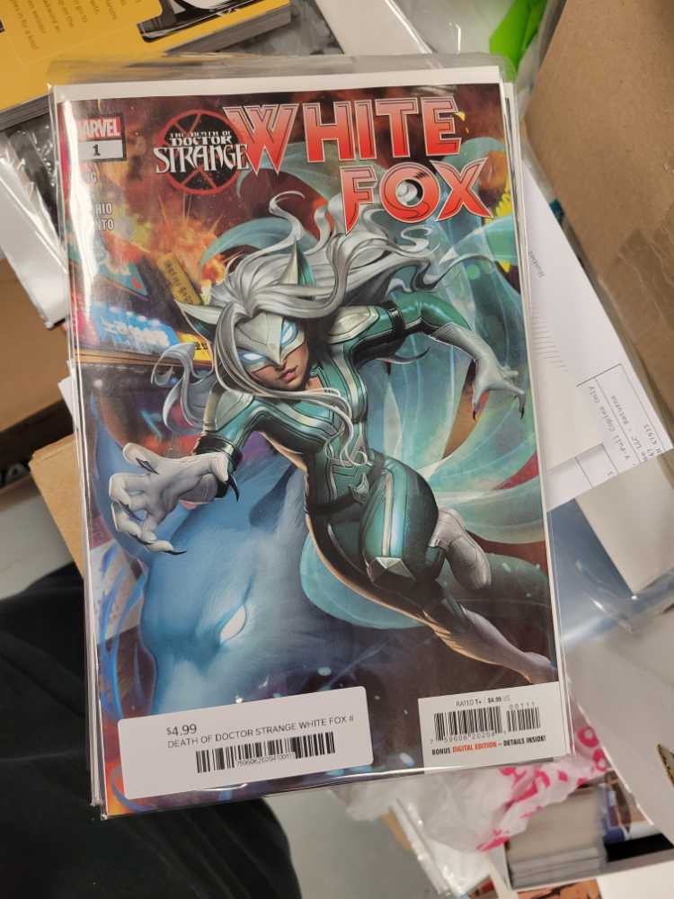 Marvel Death Of Doctor Strange White Fox #1 Jan  magazine collectible [Barcode 759606202041] - Main Image 1