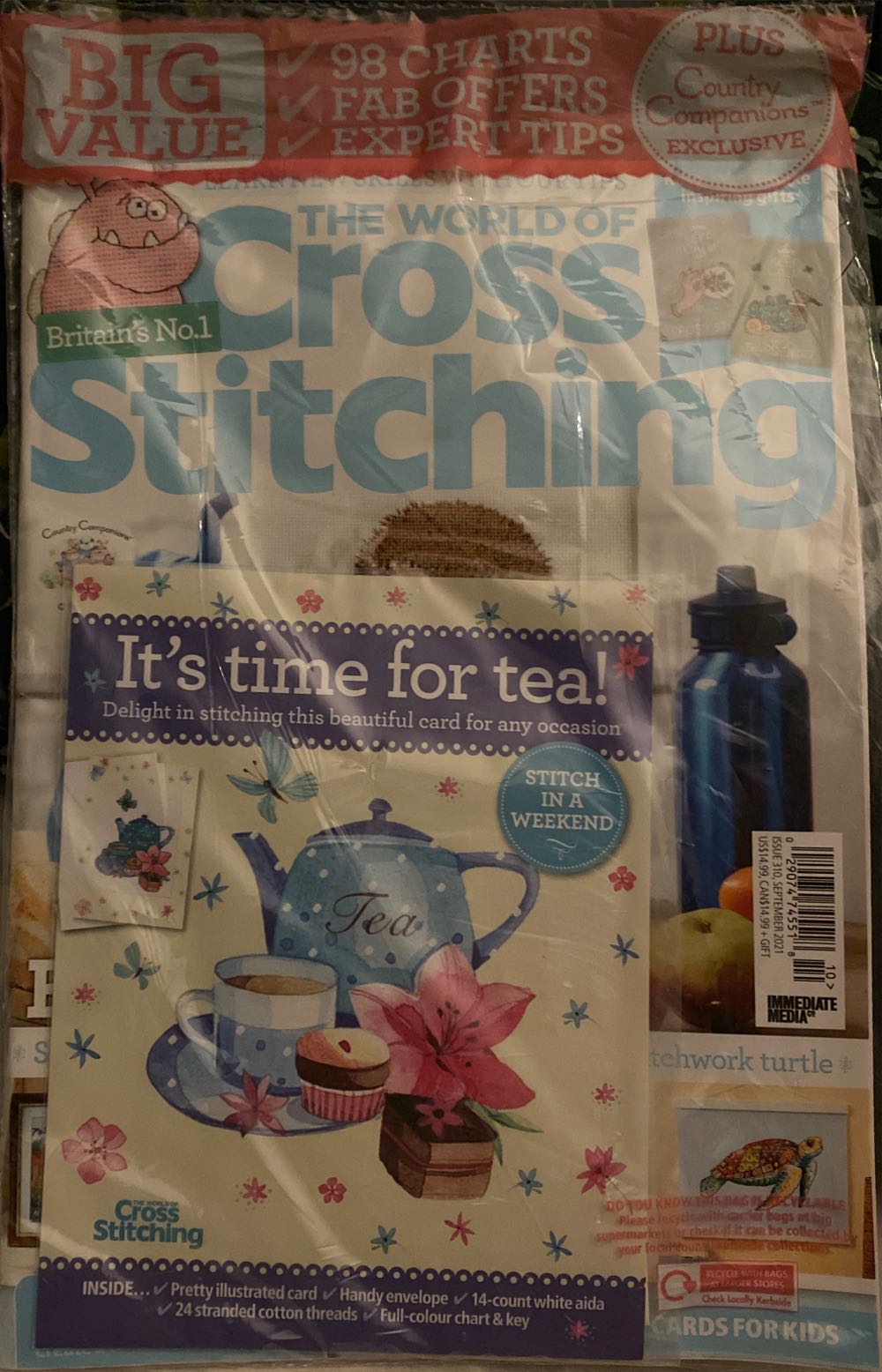 The World Of Cross Stitching  (September) magazine collectible [Barcode 08111100007310] - Main Image 1