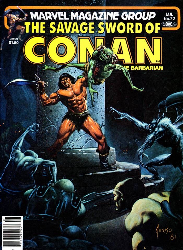 The Savage Sword Of Conan #72  (January) magazine collectible - Main Image 1