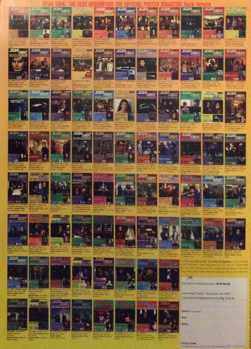 Star Trek TNG The Official Poster Magazine  (July) magazine collectible [Barcode 977096183404487] - Main Image 2