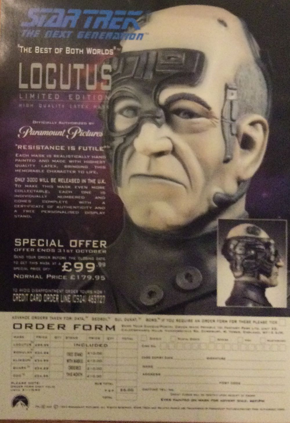 Star Trek TNG The Official Poster Magazine  (September) magazine collectible [Barcode 977096183402077] - Main Image 2