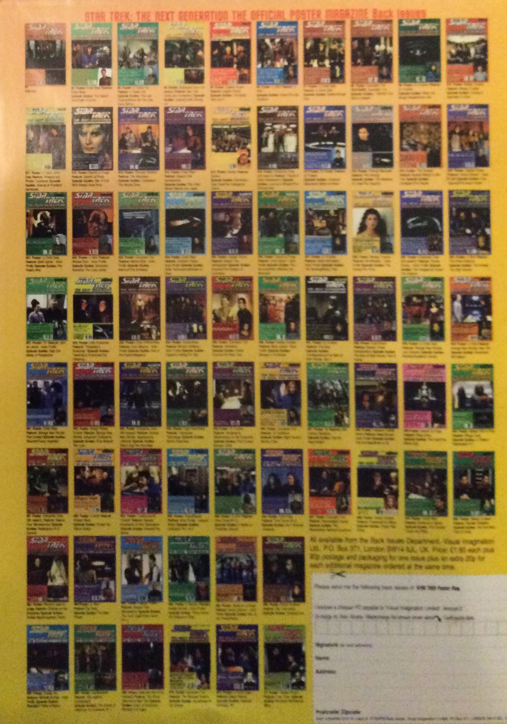 Star Trek TNG The Official Poster Magazine  (August) magazine collectible [Barcode 977096183402075] - Main Image 2