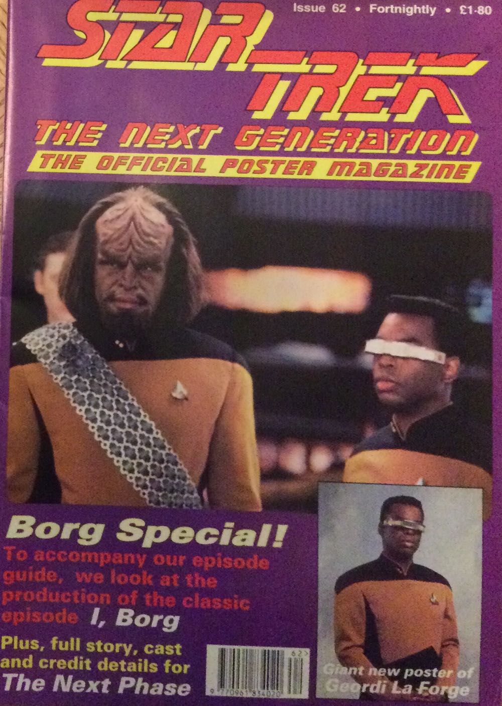Star Trek TNG The Official Poster Magazine  (January) magazine collectible [Barcode 977096183402062] - Main Image 1