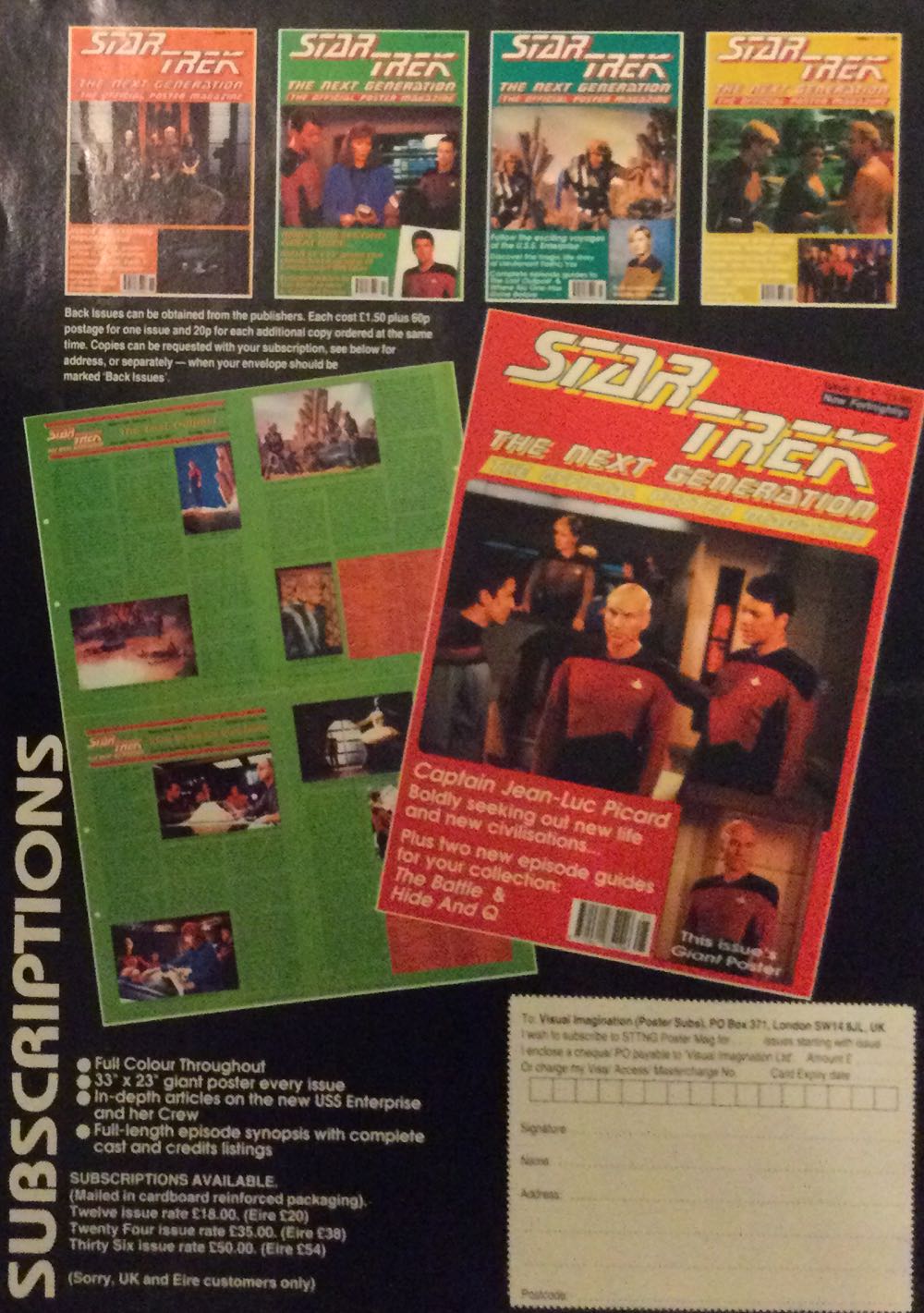 Star Trek TNG The Official Poster Magazine  (February) magazine collectible [Barcode 977096183400614] - Main Image 2