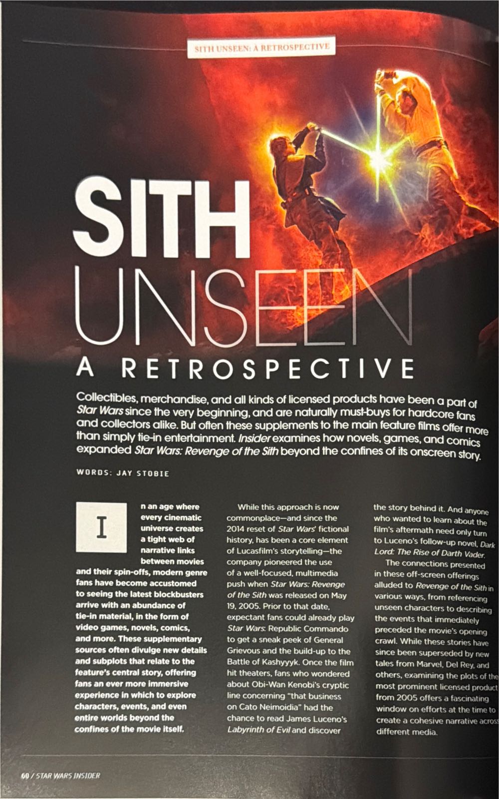 Star Wars Insider: Souvenir Edition 2022  (February) magazine collectible [Barcode 00928103150514] - Main Image 4