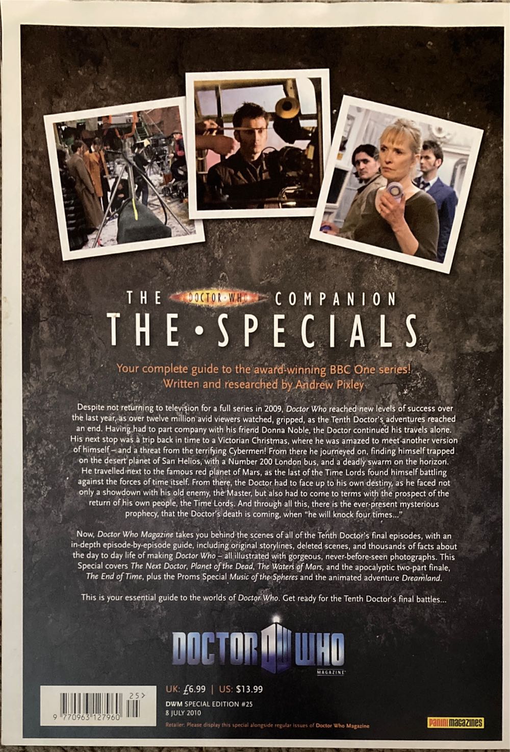 Doctor Who Magazine Special Edition  (July) magazine collectible - Main Image 2