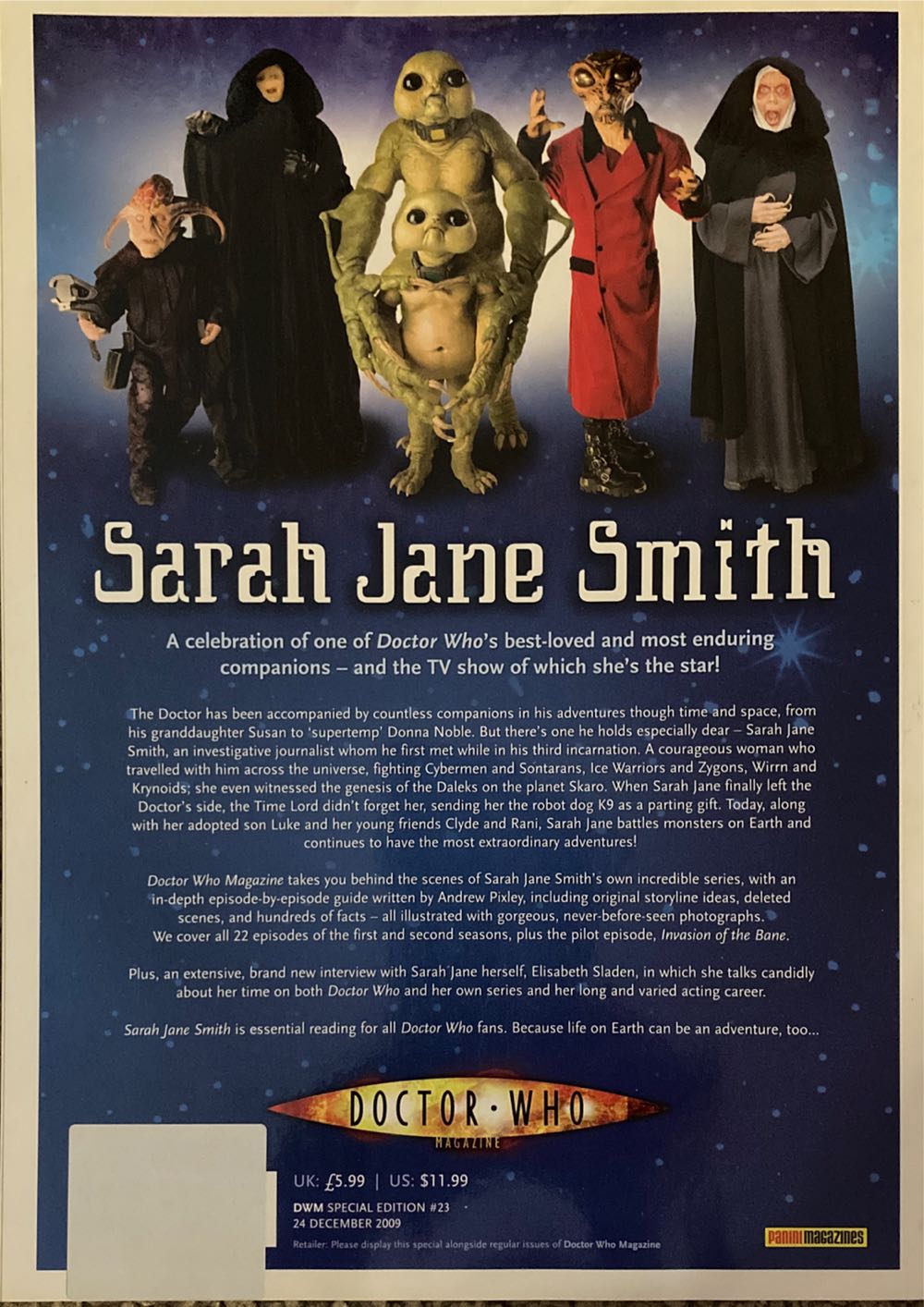 Doctor Who Magazine Special Edition  (December) magazine collectible - Main Image 2