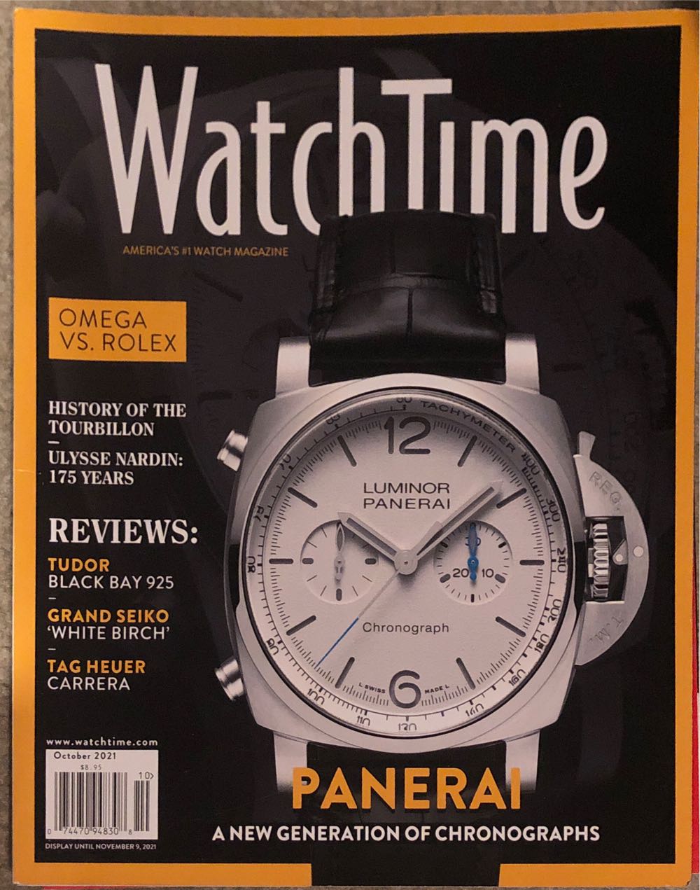 Watchtime  (October) magazine collectible - Main Image 1