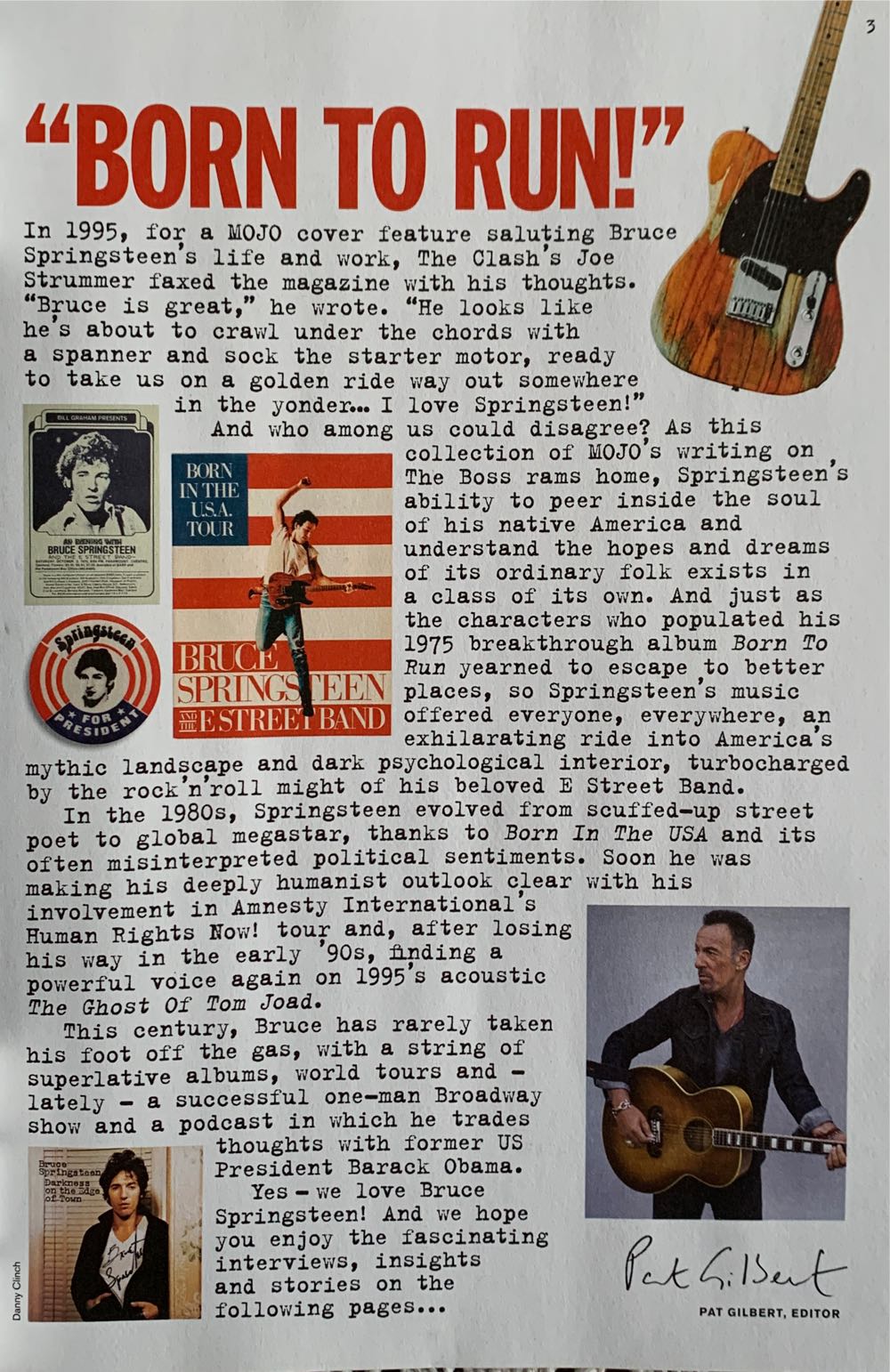 Mojo The Collector’s Series Springsteen  (December) magazine collectible [Barcode 07482061741026] - Main Image 2