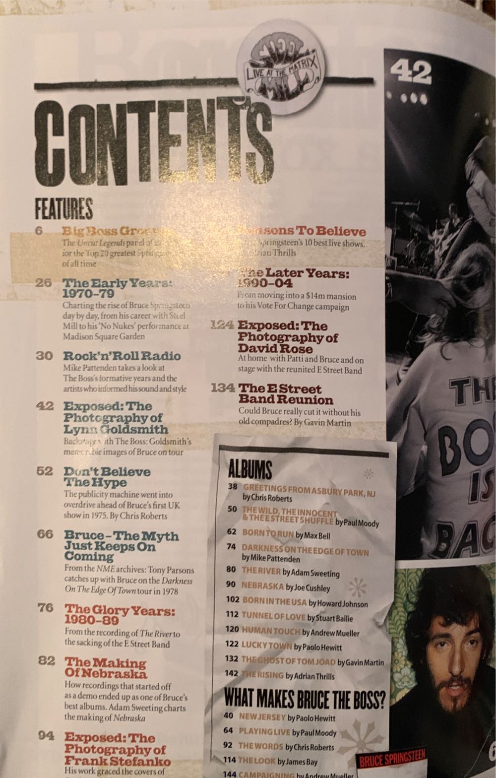 Uncut Legends: Springsteen  (October) magazine collectible - Main Image 2