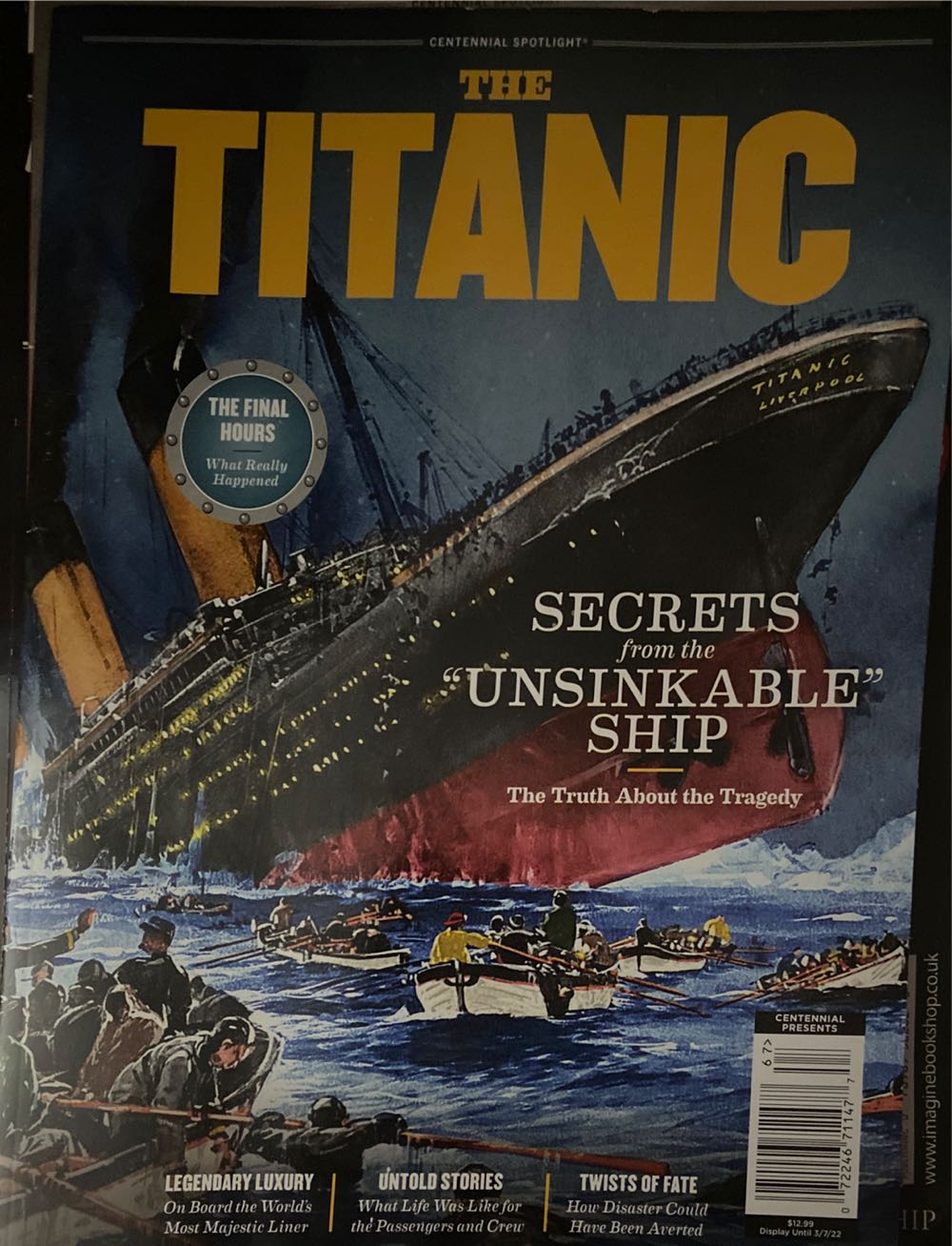 The Titanic  (January) magazine collectible [Barcode 072246711477] - Main Image 1