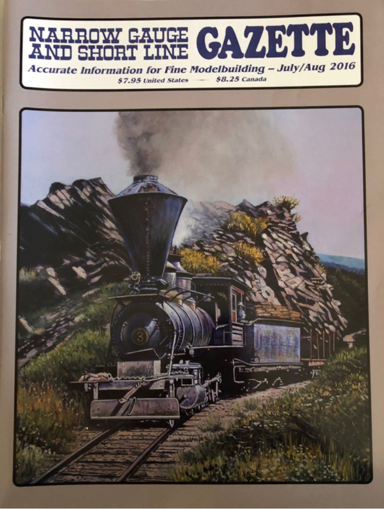 Narrow Gauge Gazette  (August) magazine collectible - Main Image 1