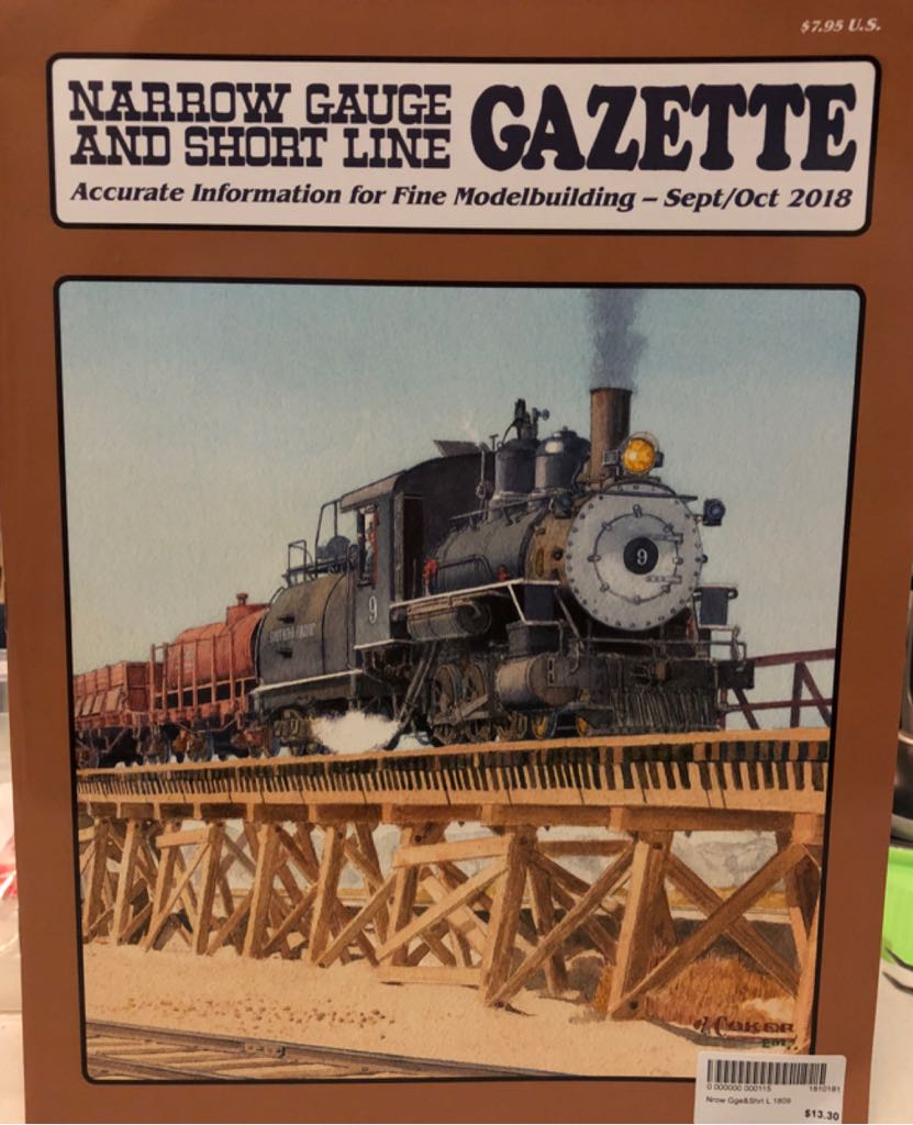 Narrow Gauge Gazette  (October) magazine collectible - Main Image 1