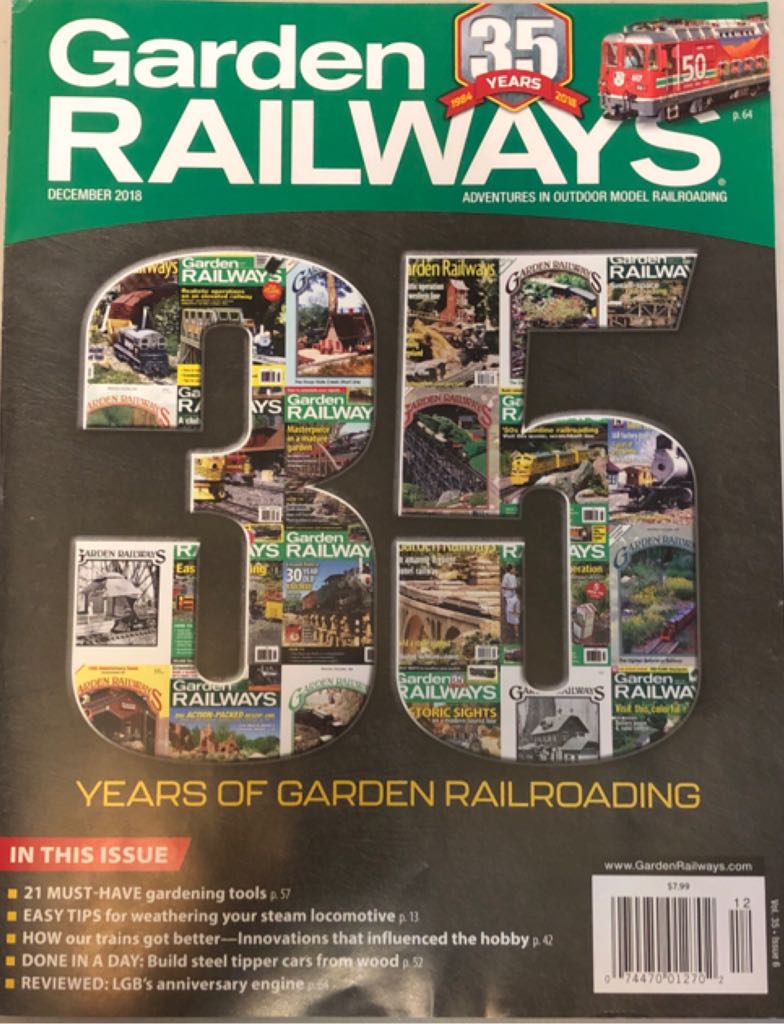 Garden Railways  (December) magazine collectible - Main Image 1