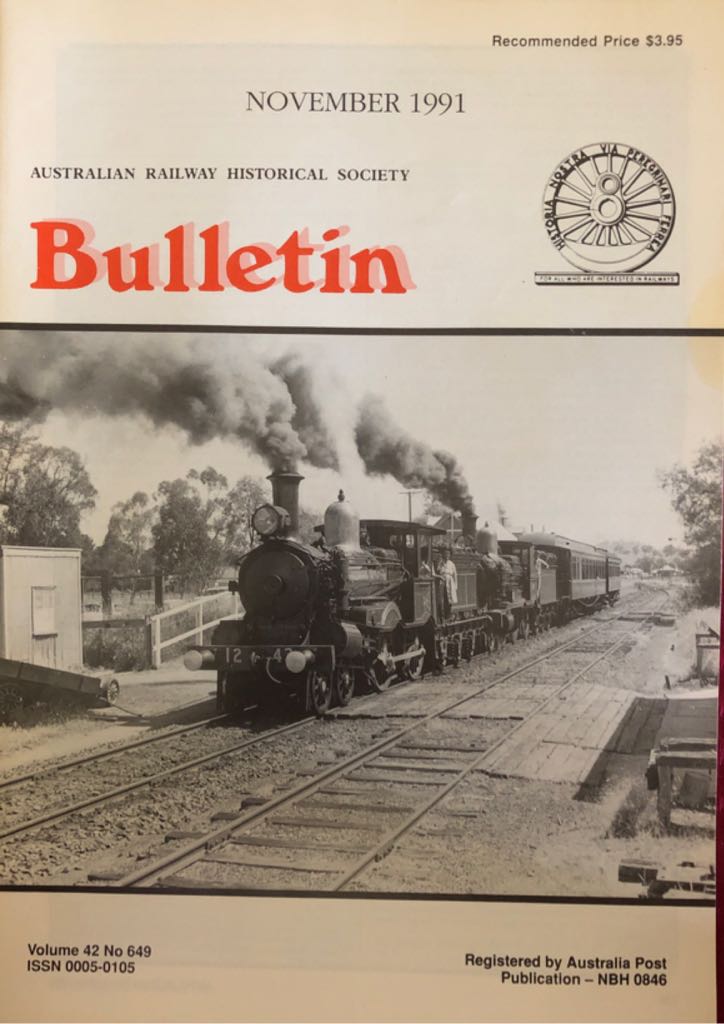 ARHS Bulletin  (November) magazine collectible - Main Image 1