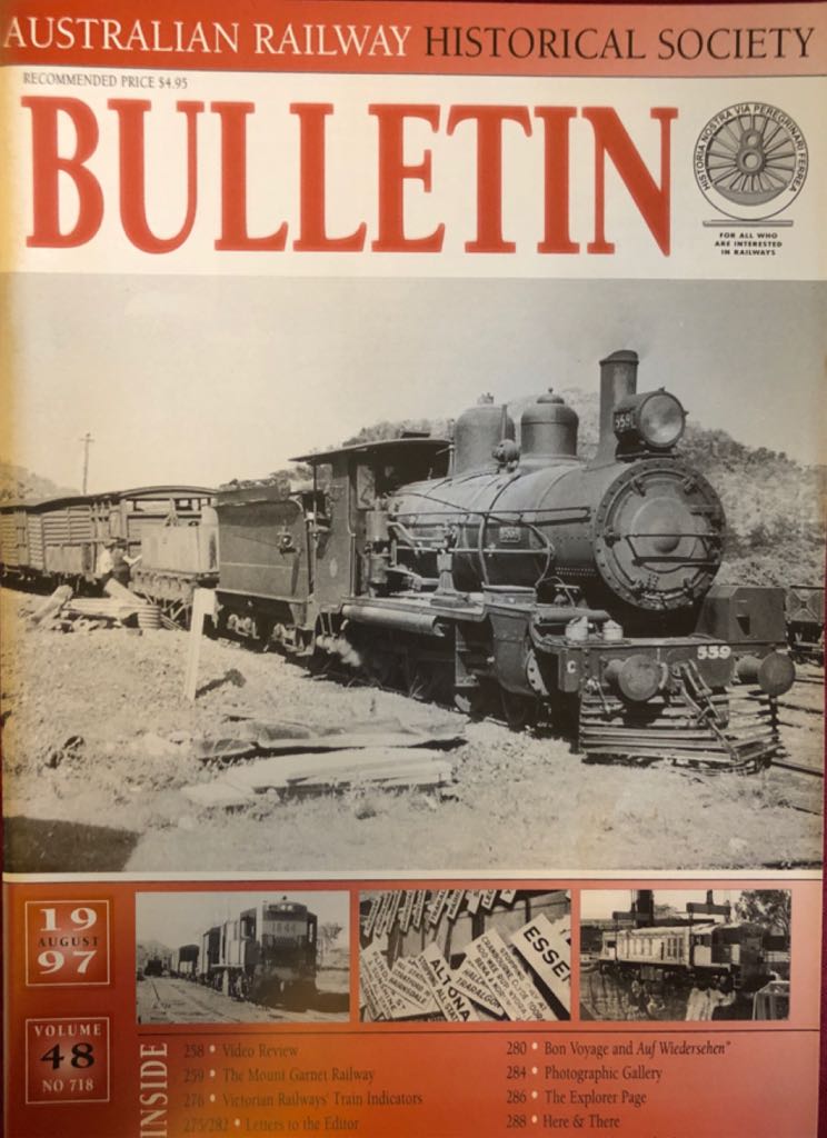 ARHS Bulletin  (August) magazine collectible - Main Image 1