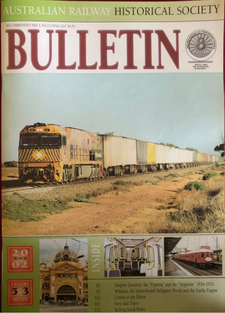ARHS Bulletin  (March) magazine collectible - Main Image 1