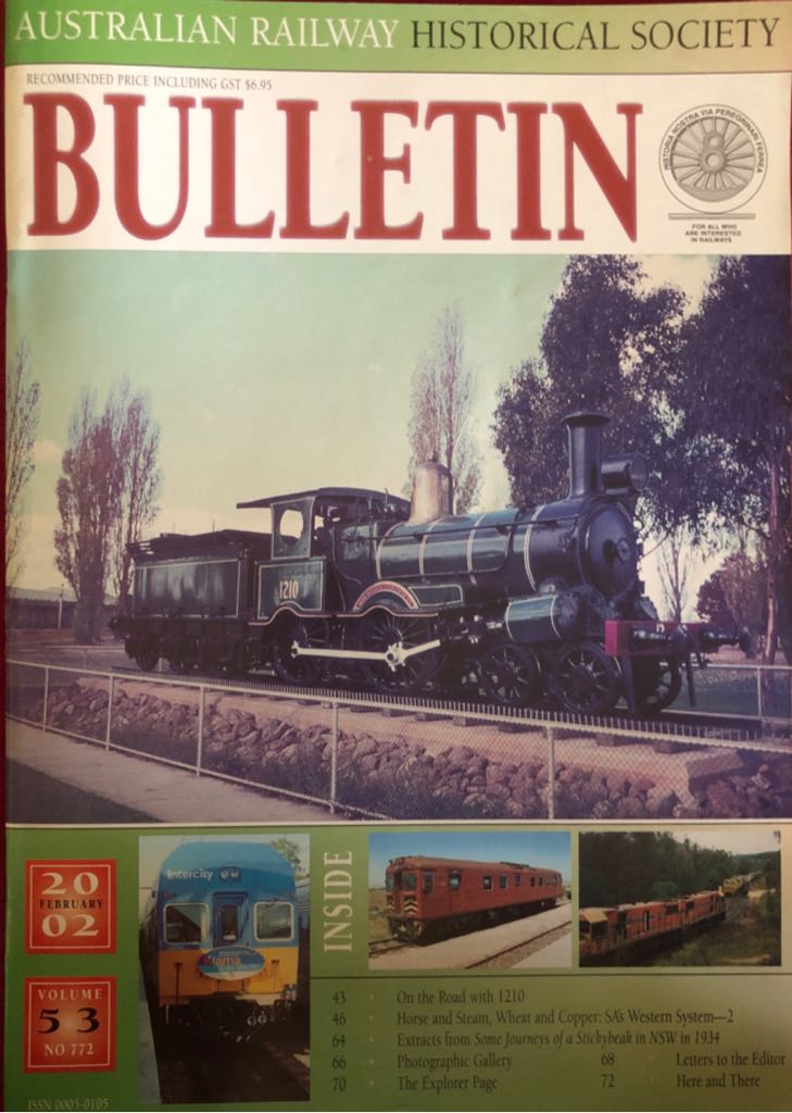 ARHS Bulletin  (February) magazine collectible - Main Image 2