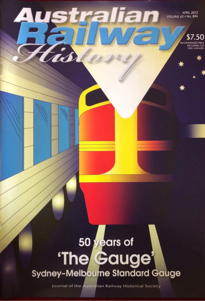Australian Railway History  (April) magazine collectible - Main Image 1