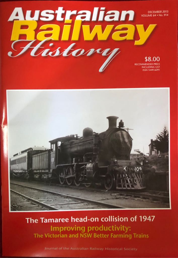 Australian Railway History  (December) magazine collectible - Main Image 1