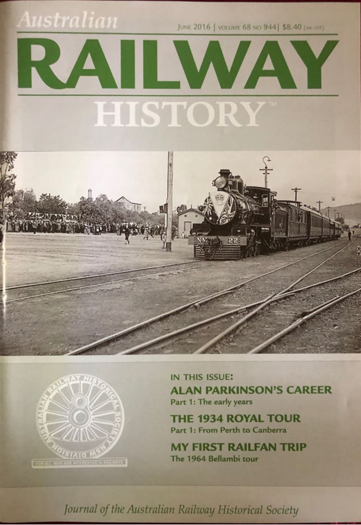 Australian Railway History  (June) magazine collectible - Main Image 1