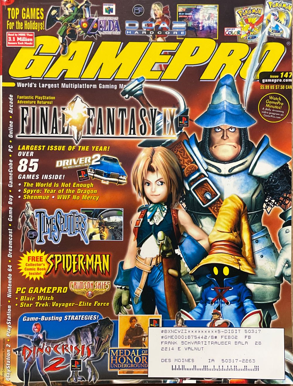 GamePro 147 (December) magazine collectible - Main Image 1