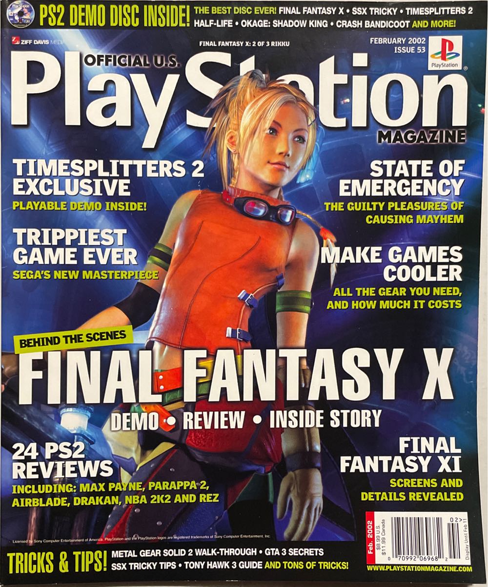 Official U.S. PlayStation Magazine 53 (Cover 1 of 3)  (February) magazine collectible [Barcode 07099206968202] - Main Image 3