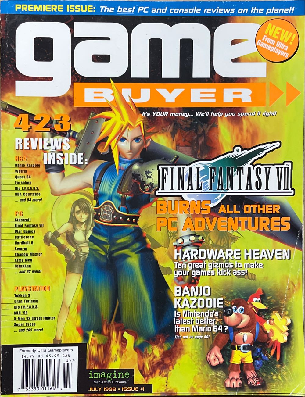 Game Buyer 1  (July) magazine collectible [Barcode 78535301164307] - Main Image 1