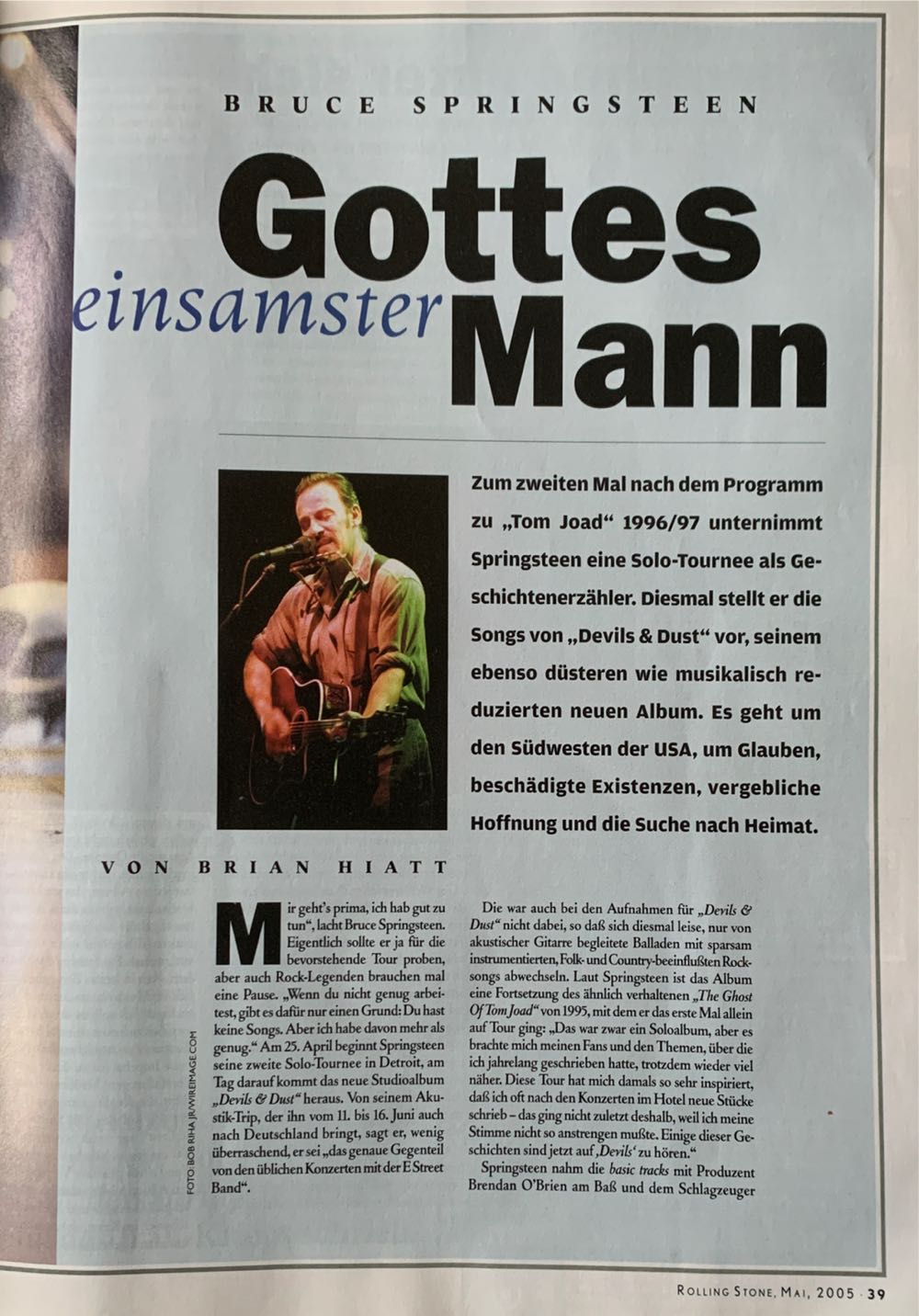 Rolling Stone, DE  (May) magazine collectible [Barcode 419402410500405] - Main Image 2