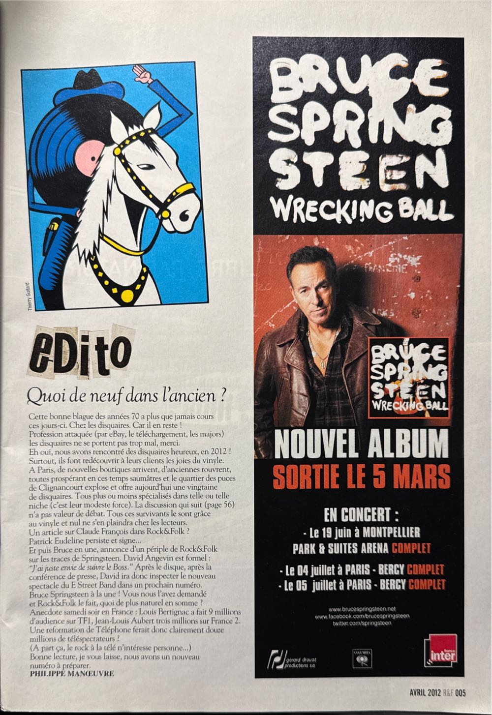 Rock & Folk  (April) magazine collectible - Main Image 3