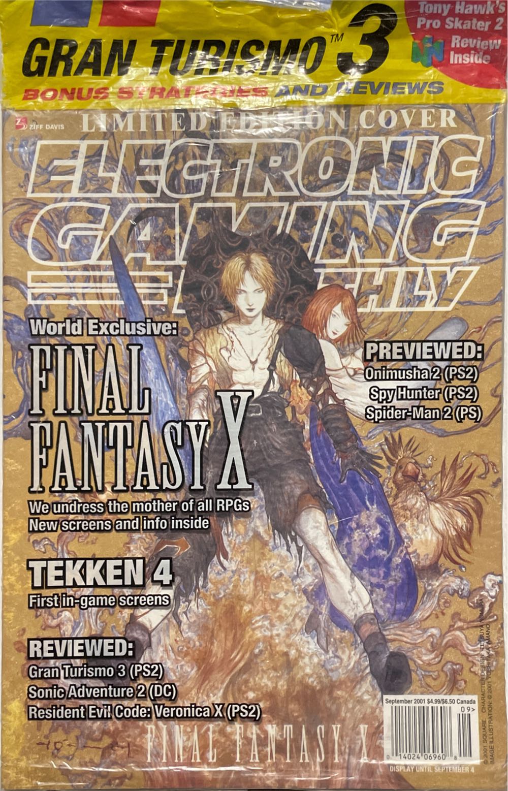 Electronic Gaming Monthly 146 (LE Yoshitaka Amano Cover)  (September) magazine collectible [Barcode 01402406960809] - Main Image 3