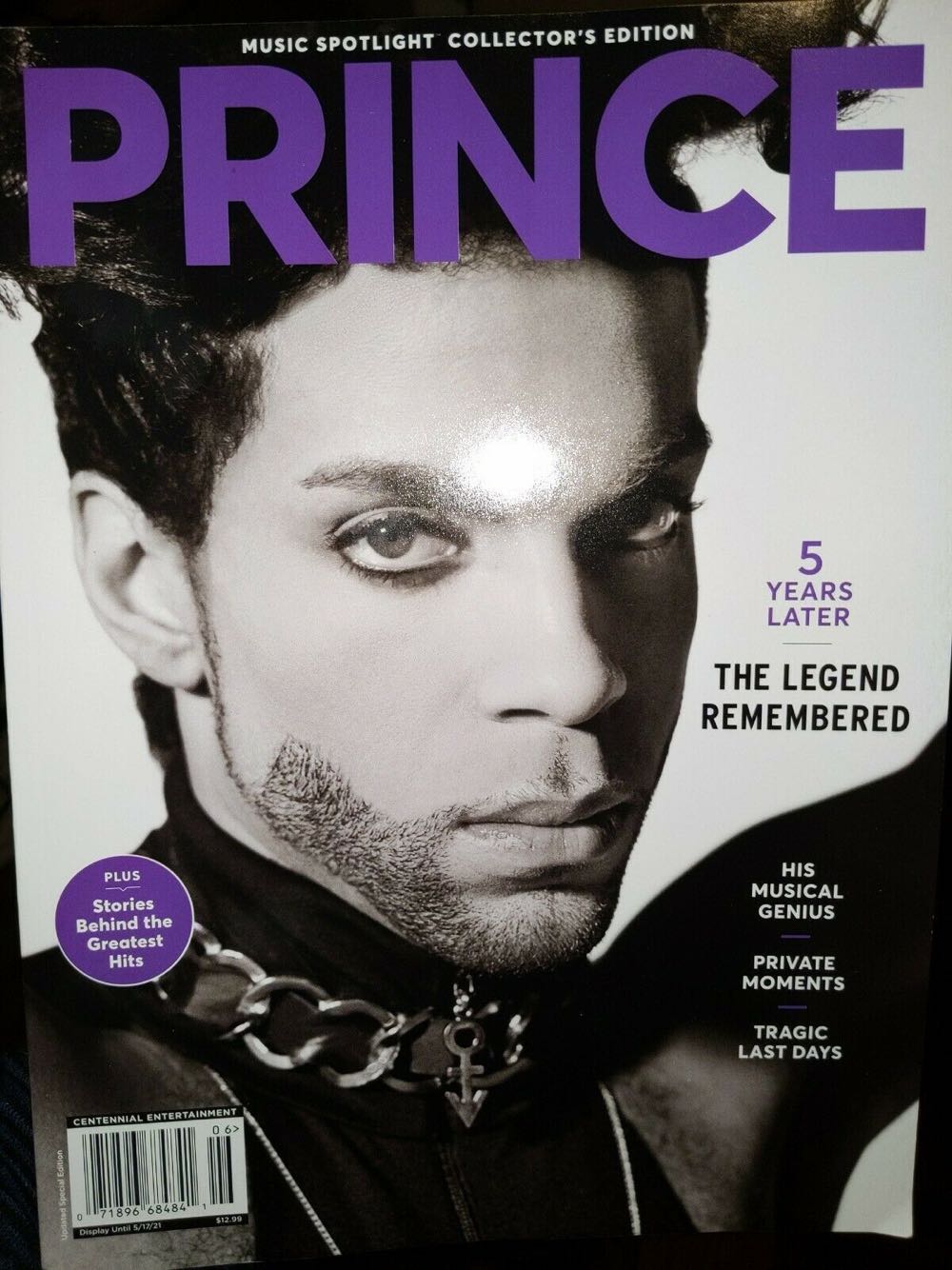 Music Spotlight: Prince  (May) magazine collectible [Barcode 07189668484106] - Main Image 1